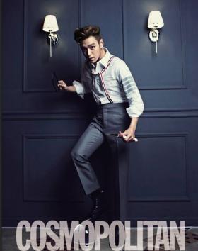 ท็อป (T.O.P) ถ่ายภาพในนิตยสาร Cosmopolitan