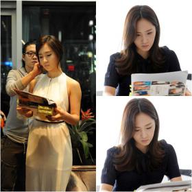 ภาพยูริ (Yuri) จากกองถ่ายละครเรื่อง Fashion King