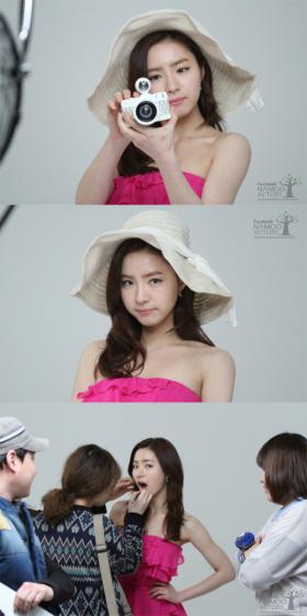 ภาพเบื้องหลังชินเซคยอง (Shin Se Kyung) จากการถ่ายภาพชุดงานโฆษณา