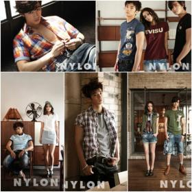 แทคยอน (Taecyeon) และอูยอง (Woo Young) ถ่ายภาพใน Nylon!