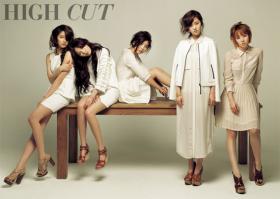 วง 4minute ถ่ายภาพสำหรับฤดูใบไม้ผลิในนิตยสาร High Cut