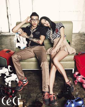 Jay Park และจางแฮบยอล (Jang Hae Byul) ถ่ายภาพในนิตยสาร CeCi!