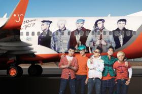 วง Big Bang เดินทางไปประเทศญี่ปุ่นด้วยเครื่องบิน Big Bang!