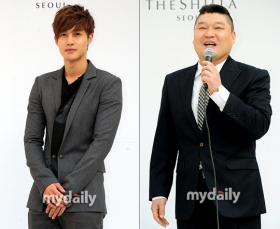 คิมฮยอนจุง (Kim Hyun Joong) และคังโฮดง (Kang Ho Dong) ไปร่วมงานแต่งจองจุนฮา (Jung Jun Ha)