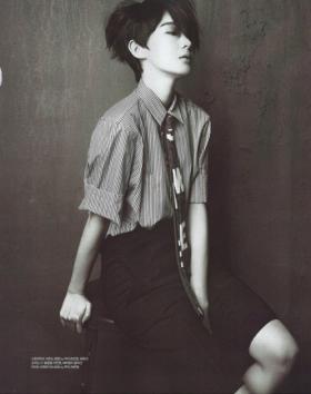 คังมินคยอง (Kang Min Kyung) ถ่ายภาพในนิตยสาร Singles