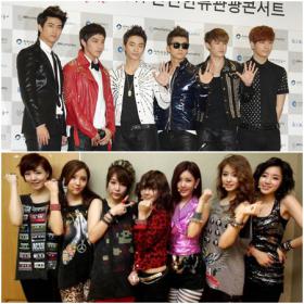 วง T-ara และวง Boyfriend ติดชาร์ตประจำวันโอริก้อน