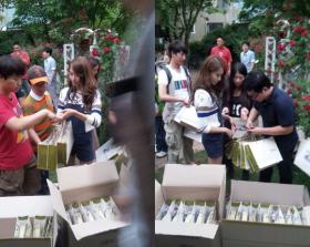 ยูนอา (YoonA) มอบของขวัญขอบคุณทีมงานของละครเรื่อง Love Rain 