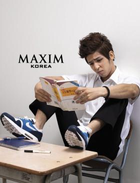 คิมคิบอม (Kim Ki Bum) ถ่ายภาพในนิตยสาร Maxim