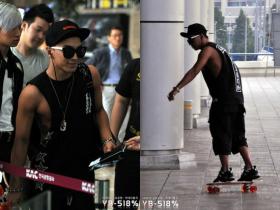 แทยาง (Tae Yang) ได้รับคำชมในเรื่องแฟชั่นแอร์พอร์ต