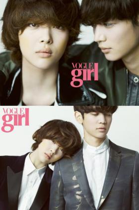 ซอลลี่ (Sulli) และมินโฮ (Min Ho)  ถ่ายภาพคู่ในนิตยสาร Vogue!
