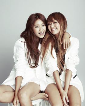 วง Sistar ถ่ายภาพในนิตยสารแฟชั่น Vogue 