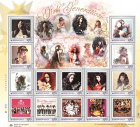 สแตมป์วง SNSD จำหน่ายหมดกว่าครึ่ง!