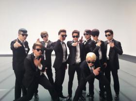 ภาพวง Super Junior จากกองถ่าย MV เพลง Spy!
