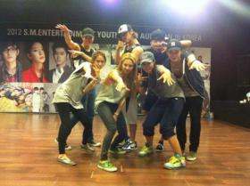 ภาพการซ้อมของครอบครัว SM!