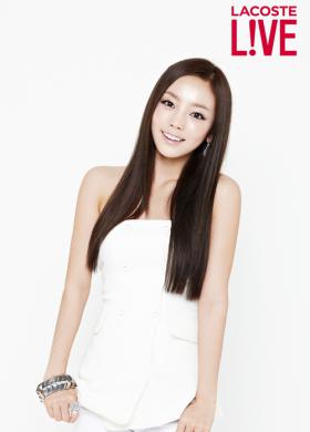 คูฮาร่า (Goo Hara) จะเป็นพรีเซ็นเตอร์ให้กับ LACOSTE Live