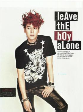 คยูฮยอน (Kyu Hyun) ถ่ายภาพในนิตยสาร Nylon 