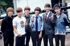 สมาชิกวง SHINee เดินทางไปเยี่ยมกองถ่ายละครเรื่อง To the Beautiful You