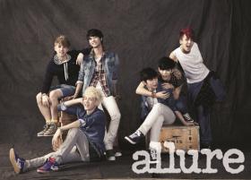 วง VIXX ได้รับความสนใจจากการถ่ายภาพในนิตยสาร Allure