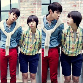 ภาพซอลลี่ (Sulli) และมินโฮ (Min Ho) จากละครเรื่อง To the Beautiful You