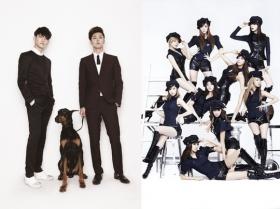 วงดงบังชินกิ (TVXQ) และ SNSD ต่างครองชาร์ตที่เกาหลีและญี่ปุ่น!