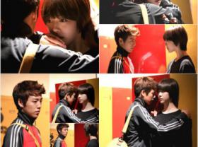 ภาพซอลลี่ (Sulli) และอีฮยอนอู (Lee Hyun Woo) จากกองถ่ายละครเรื่อง To the Beautiful You 