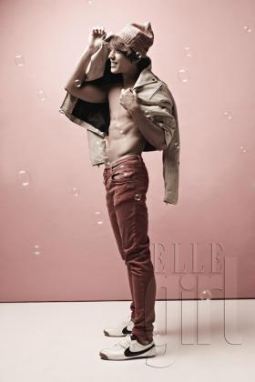 จงฮุน (Jong Hoon) ถ่ายภาพนิตยสารแฟชั่น Elle