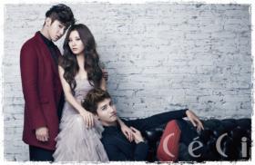 ภาพวงดงบังชินกิ (TVXQ) และซอฮยอน (Seo Hyun) ใน CeCi!