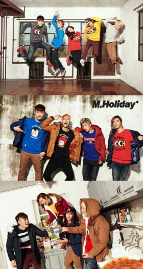 วง M.I.B เป็นพรีเซ็นเตอร์ให้กับเครื่องแต่งกายแบรนด์ M. Holiday