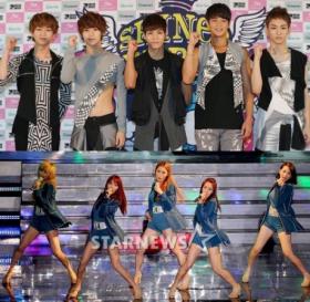 วง SHINee และวง Kara ครองตำแหน่ง Gold ที่ประเทศญี่ปุ่น!