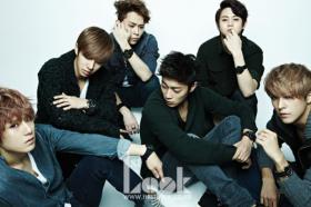 วง B2ST อวดลุคที่มีเสน่ห์ในนิตยสาร 1st Look 