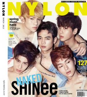 วง SHINee ถ่ายภาพในนิตยสาร Nylon และนิตยสาร L’Officiel Hommes 