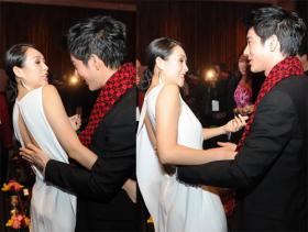 จางจื่ออี๋ (Zhang Ziyi) รังเกียจ? อ้อมกอด หวังลี่หง (Wang Lee Hom)