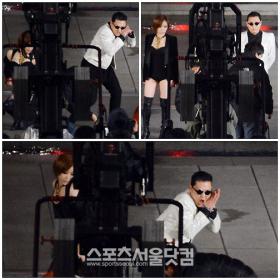 เผยภาพเบื้องหลัง ไซ (Psy) พาสาว กาอิน (Ga In) ร่วมถ่ายทำมิวสิกใหม่ เตรียมเปิดตัวสงกรานต์นี้