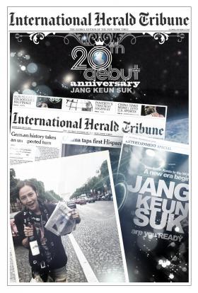 แฟนคลับ จางกึนซอก (Jang Geun Suk) ทั่วโลกส่งข้อความผ่านหนังสือพิมพ์ ฉลองเดบิวต์ 20 ปี  