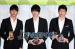 จุนซู (Junsu) ให้กำลังใจยูชอน (Yoochun) และแจจุง (Jae Joong)!