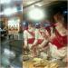 วง Boyfriend ทานอาหารในระหว่างสวมชุดแสดง
