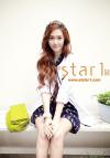 Jessica ถ่ายภาพสำหรับฤดูใบไม้ผลิในนิตยสารแฟชั่น At Style