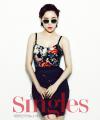 กาอิน (Ga In) ถ่ายภาพแฟชั่นแนวเซ็กซี่ในนิตยสาร Singles
