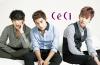 ดงจุน (Dong Jun), มินอู (Min Woo) และซีวาน (Si Wan) ถ่ายภาพในนิตยสาร CeCi