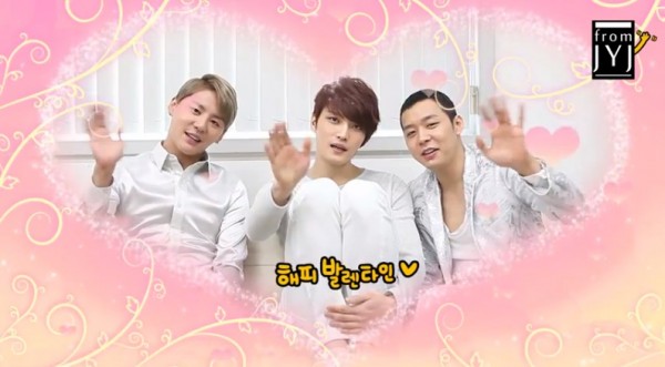 [Video] JYJ - Message to fans for Valentine’s Day