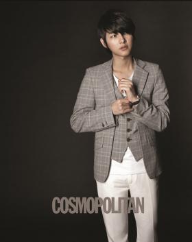 ซงจุงกิ (Song Joong Ki) ถ่ายภาพในนิตยสาร Cosmopolitan Man