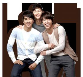 ซงซึงฮุน (Song Seung Hun), ยูนซางฮยอน (Yoon Sang Hyun) และซงจุงกิ (Song Joong Ki) เป็นพรีเซ็นเตอร์ Sonsoo