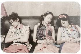 วง T-ara ที่เหนื่อยจากการถ่าย MV