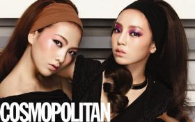คูฮาร่า (Goo Hara) และจิยอง (Ji Young) โชว์หุ่นที่เซ็กซี่ในนิตยสาร Cosmopolitan