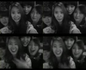Krystal, ซอลลี่ (Sulli), Suzy และจิยอง (Ji Young) ถ่ายวีดีโอด้วยกัน