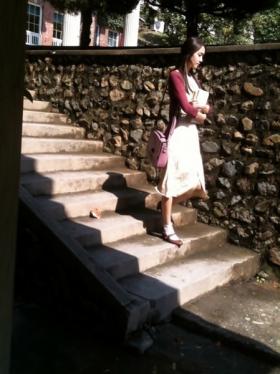 ภาพยูนอา (YoonA) จากกองถ่ายละครเรื่องใหม่ Love Rain