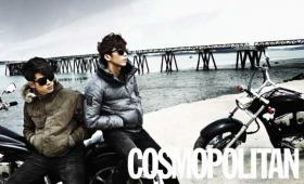 แทคยอน (Taecyeon) และอูยอง (Woo Young) ถ่ายภาพในนิตยสาร Cosmopolitan