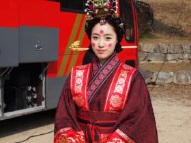 ภาพอึนจอง (Eun Jung) ในชุดเจ้าสาวจากละครเรื่อง Queen Insoo