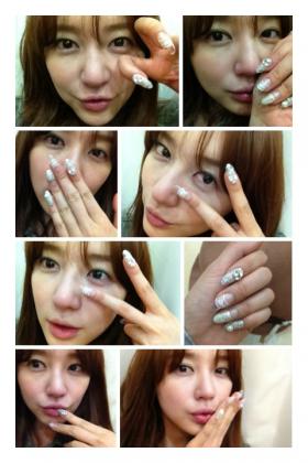 ยูนอึนเฮ (Yoon Eun Hye) อวดเล็บที่เพนท์