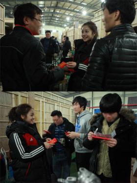 โจโบอา (Jo Bo Ah) มอบช็อคโกแล็ตให้ทีมงานละคร Shut Up Flower Boy Band!